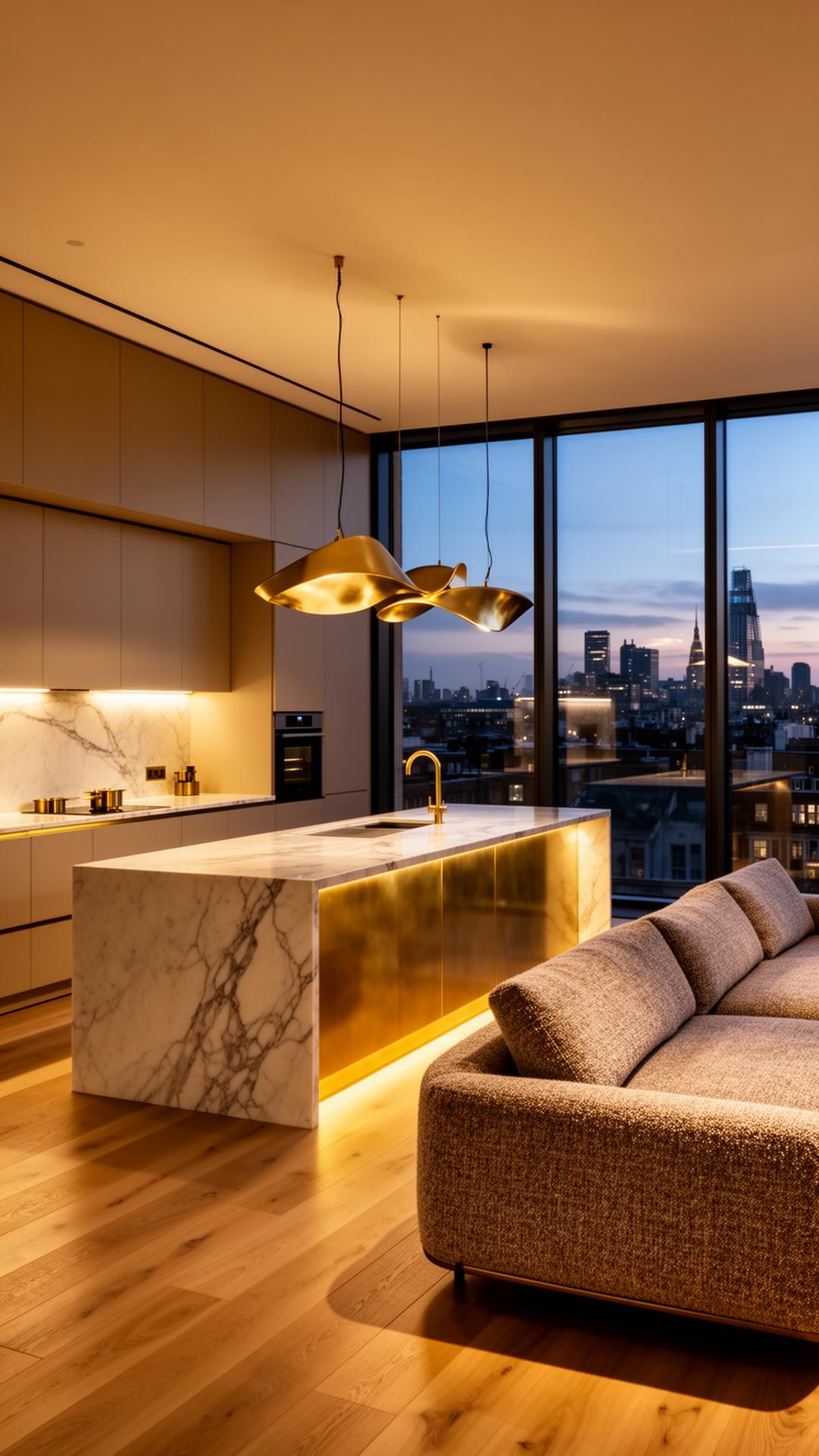 Modern London living room